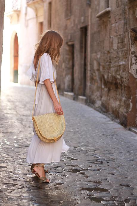 vestido largo blanco