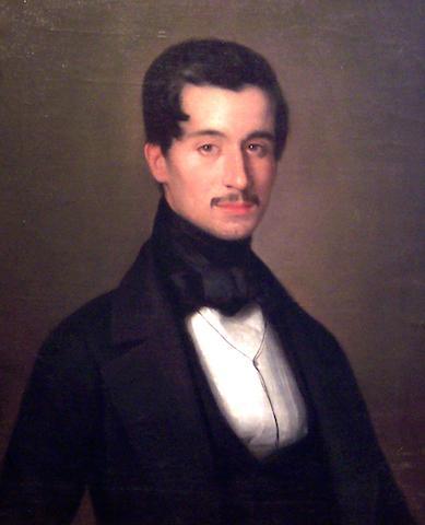 Retrato del científico Manuel Rico y Sinobas