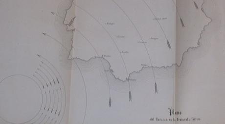Mapa de vientos y huracanes de Manuel Rico Sinobas