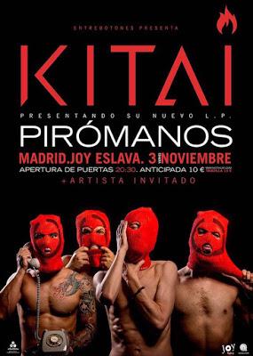 Kitai presentarán nuevo disco el 3 de noviembre en la sala Joy Eslava de Madrid