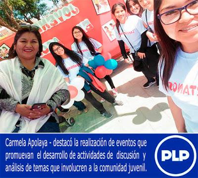 CARMELA APOLAYA PLANTEA FORTALECER EL ROL DE LA JUVENTUD EN UN MUNDO MARCADO POR LA CULTURA DIGITAL…