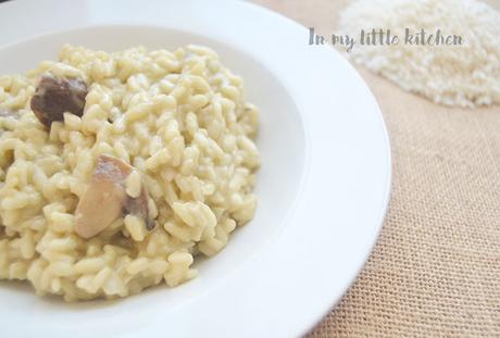 Risotto de setas para el Reto ABC