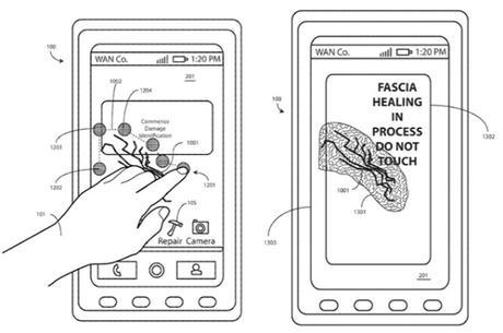 Motorola podría crear una pantalla para dispositivos móviles que se repare sola