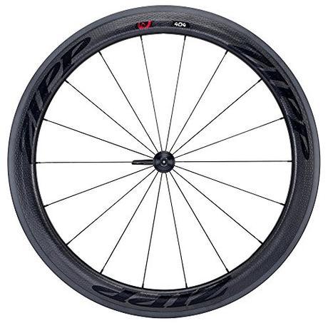 ZIPP Firecrest Rueda delantera, 404, tubular, carbono, pegatina negra, Multicolor, M