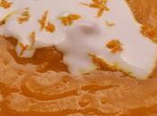 Crema calabaza naranja crema coco