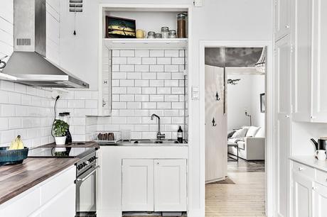 nordic and vintage style kitchen