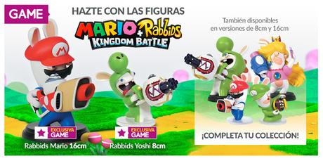GAME contará con figuras exclusivas de Mario + Rabbids Kingdom Battle