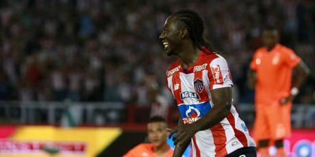 Yimmi Chará anotó el gol del empate de Junior en Neiva