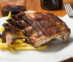 Costillar de cerdo a la barbacoa, de Burruezo congelados