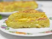 Tortilla patatas rellena jamón queso