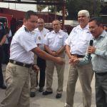 Alcalde Ricardo Gallardo entrega equipamiento nuevo al Honorable Cuerpo de Bomberos