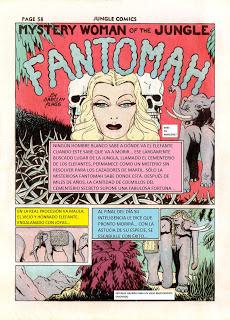 JUNGLE comics nº 2: FANTOMAH, Misteriosa Mujer de la Jungla