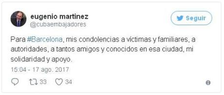 Atentados en Barcelona y Cambrils dejan víctimas de unas 20 nacionalidades, entre ellos cinco cubanos