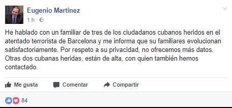 ÚLTIMA HORA: Estado actual de las víctimas cubanas en atentados terroristas de España