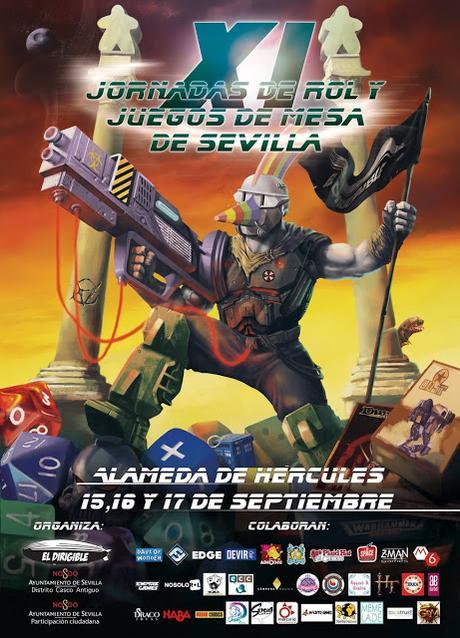 Cartel de las XI Jornadas de Rol y juegos de Mesa de Sevilla Cartel de las XI Jornadas de Rol y juegos de Mesa de Sevilla