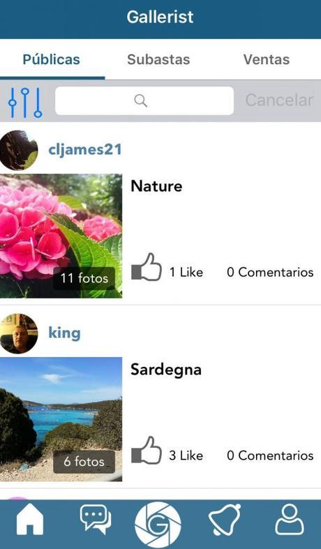 Gallerist, una app para comprar y vender fotografías