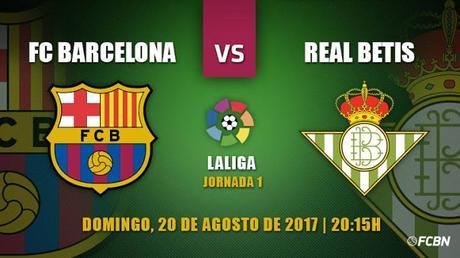 Ver Partido Barcelona vs Betis EN VIVO Gratis Por Internet Hoy 20/08/2017 -  Paperblog