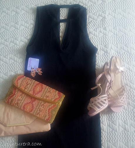 Maquillaje de noche para un vestido negro: Oro rosa (Maquillaje y moda)