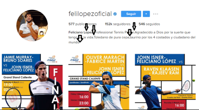 Feliciano López tiene que mejorar su ortografía