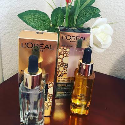 aceite fascial, aceite age perfect, loreal paris, 