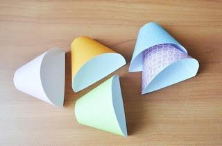 Hermosos adornos de tazas en papel para decorar la pared