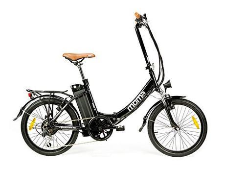 Moma - Bicicleta Eléctrica Plegable SHIMANO, ruedas de 20