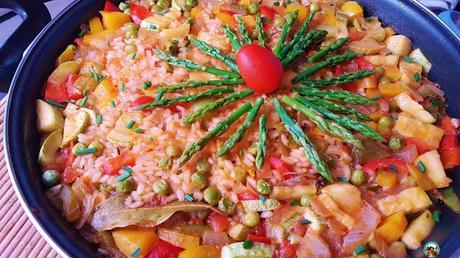 Paella de verduras