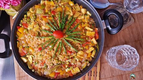 Paella de verduras