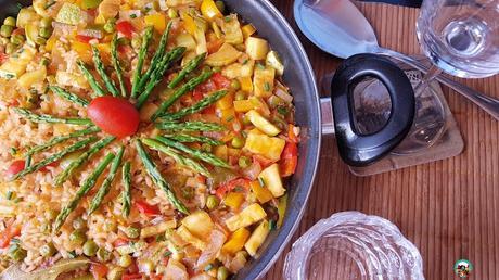 Paella de verduras