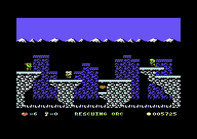 Ya disponible para descarga 'Rescuing Orc', lo último de Reidrac para Commodore 64