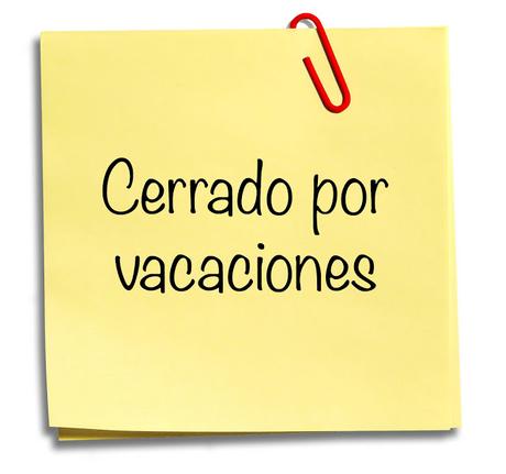 VACACIONES.