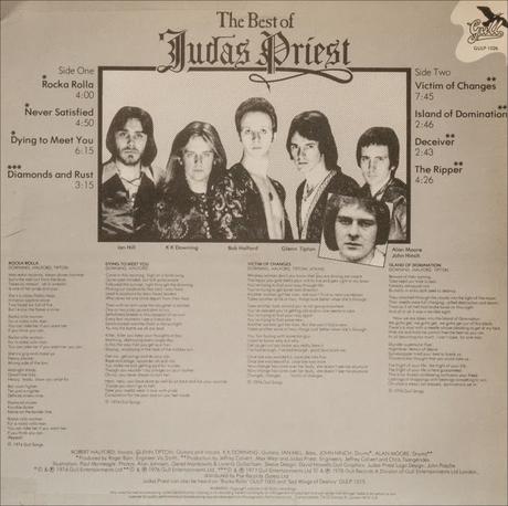 The Best of Judas Priest (1978) de Gull Records