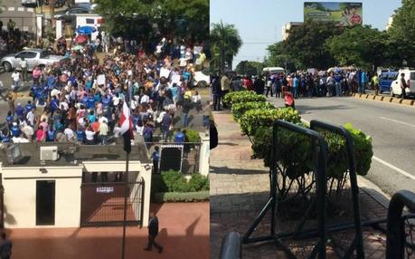 En medio de piquete, MINERD y ADP acuerdan revisar bloqueos.