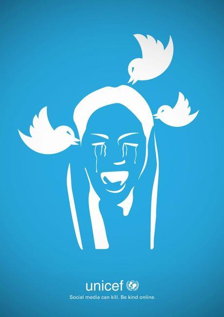 UNICEF lanza una impactante gráfica para combatir el acoso en redes sociales