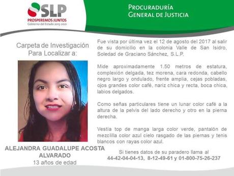 Activan Alerta Amber 12 días después parta buscar a Lupita