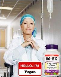 Ser vegano es cancerígeno, necesitan pastillas que aumentan el riesgo de cáncer