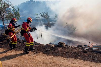 Extinción de incendios forestales