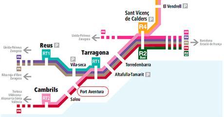 Mapa renfe PortAventura