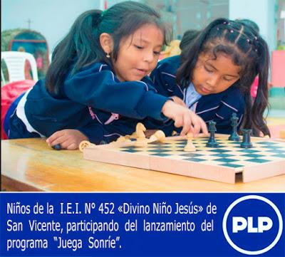 Para niños y adolescentes: LANZAN PROGRAMA “JUGUEMOS SONRÍE” EN CAÑETE…