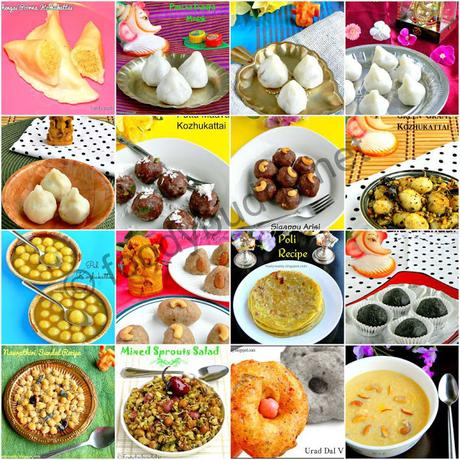 Dulces típicos de la India durante Ganesh Chaturthi