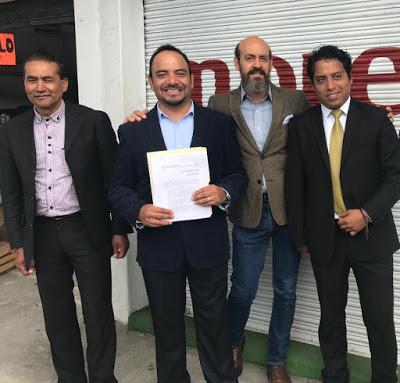 PRESENTA FÉLIX SANTANA, CARTA DE INTENCIÓN A COORDINADOR ORGANIZATIVO