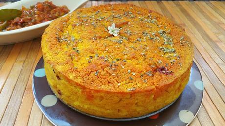 Polenta criolla venezolana vegana