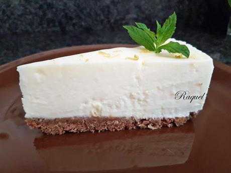 Tarta mousse de limon