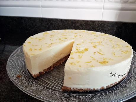 Tarta mousse de limon