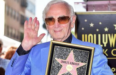 Charles Aznavour, al fin tiene su estrella