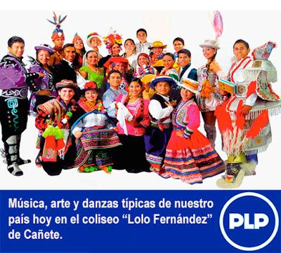Hoy desde las 2.00 pm “I FESTIVAL DE DANZAS FOLCLÓRICAS – FESTEJA CAÑETE”…