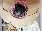 ideas sencillas flores papel kraft