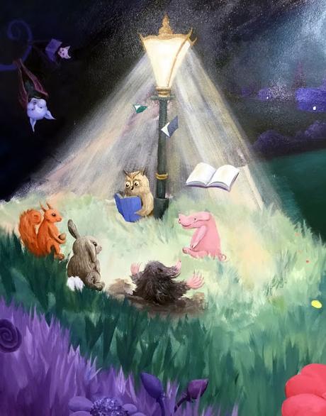 Tranforma galpones oscuros en increíbles y mágicos lugares con sus murales