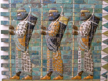 Los Anusiya, representados en el palacio de Ciro II El Grande