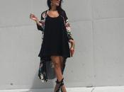 Kimono largo estampado